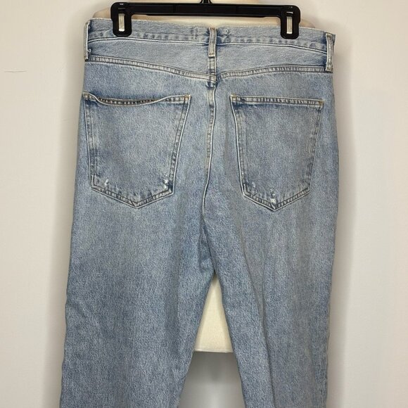 Agolde - Blue Buttonfly Jeans - Picture 4 of 4
